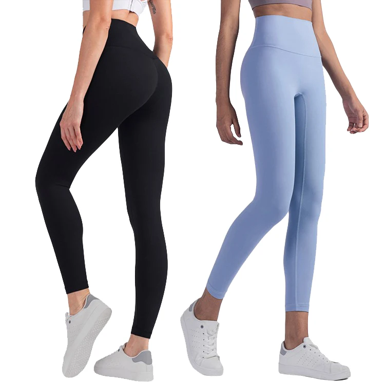 

Lulu lemon non-T-line nylon ladies spandex quick-drying hot slim custom gym sports nude fashion design women yoga leggings pants, Customized colors