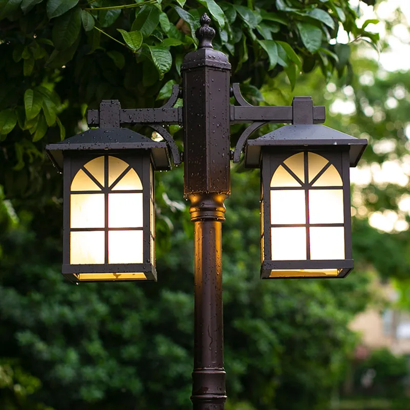 Garden Light waterproof solar street lamp with intelligent light control and radar sensor