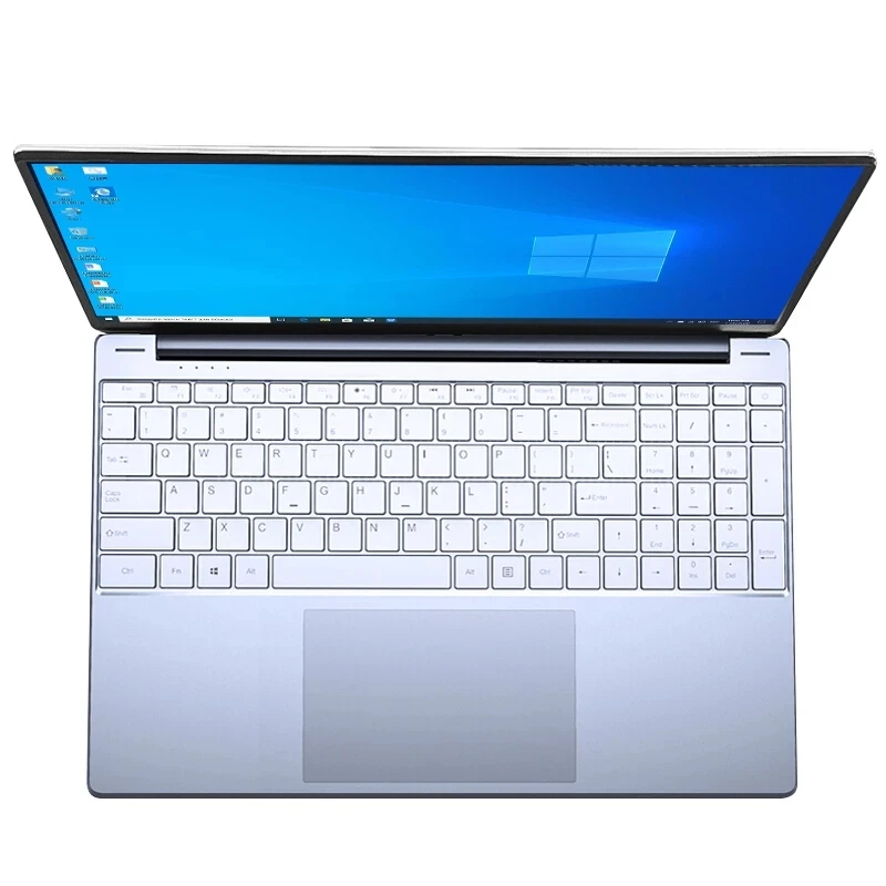 

Home15.6 inch Celeron J4105 J4125 12GB DDR4 RAM 512GB SSD Dropshipping Laptop Notebook Computer Education and Business, Silver/rose gold