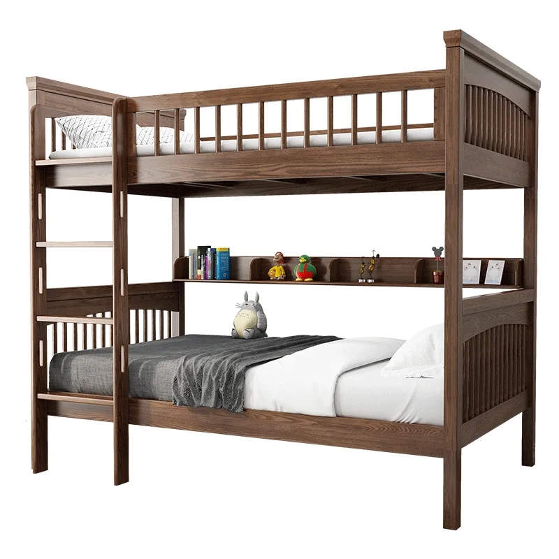 product-2020 new wooden kids children bedroom furniture bunk beds factory direct sales safe eco-frie