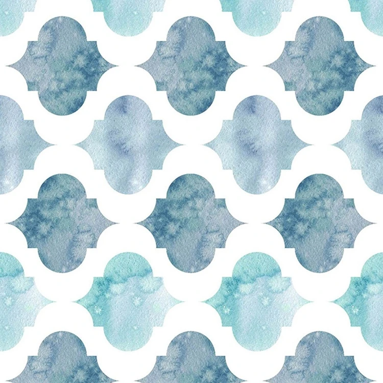 
Geometric Quatrefoil polyester Shower Curtain Vintage Farmhouse Moroccan Tile Pattern Modern Art Home Bathroom Decor Curtain 