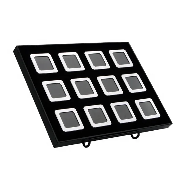 Small Black and Silver Gem dis