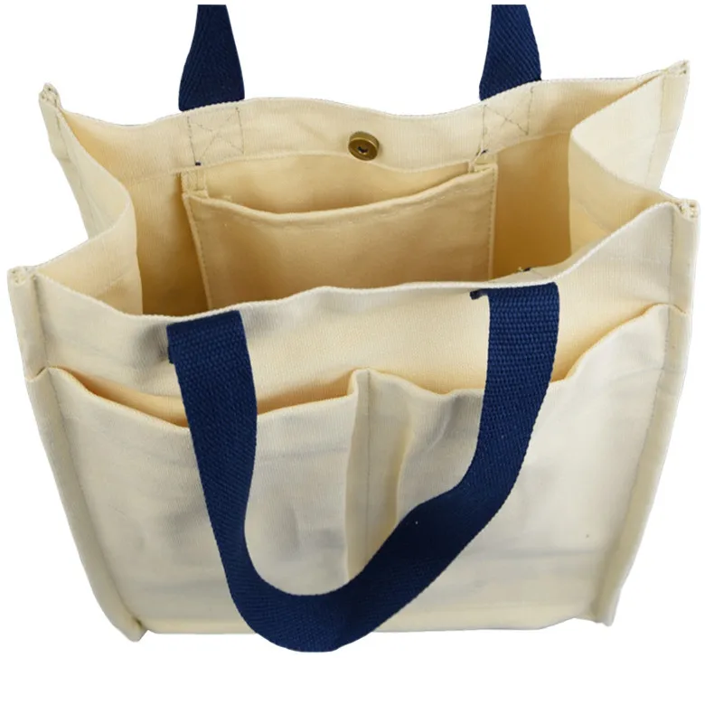 

Organic Cotton Custom Beach Shopping Tote Canvas Bag, Customized color