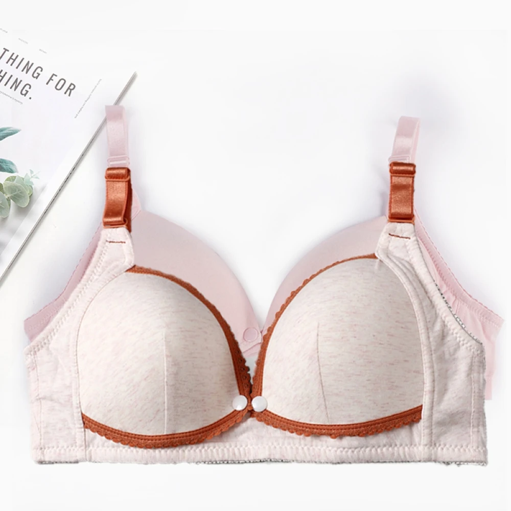 

in stock Seamless Maternity Bras Breathable Quick Drying Custom Logo Bra, Pink/blue/white