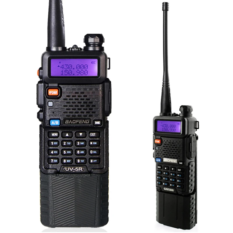 

Baofeng UV-5R 8W dual band baofeng uv-5r UV 5R long battery 3800mah mobile two way radio handheld walkie talkie, Black