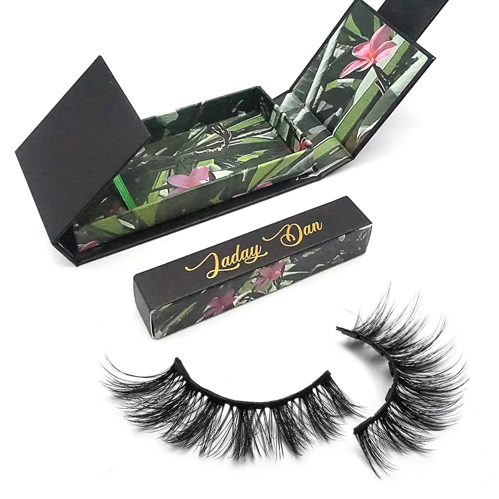 

3d false mink eyelashes vendor wholesale strip natural look mink eyelash