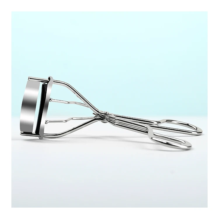 

Low MOQ High Quality makeup tools metal eyelash curler packaging Eyelash Extension Curler, Silver