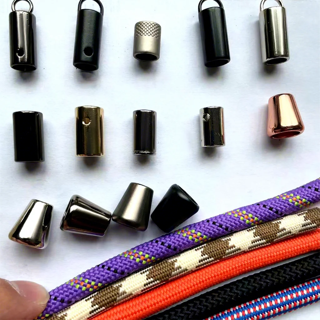 New Phone Spring Lanyard Metal Hook Rotating Clip Hook Accessories 3-11mm Cord End Stopper