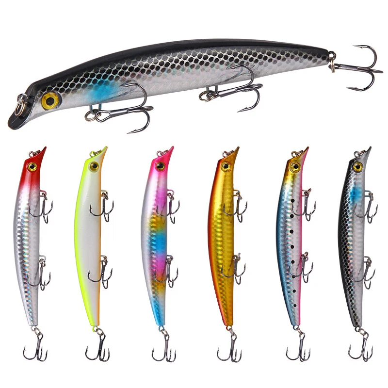 

JETSHARK Floating Fishing Lures 12.5cm-14g-6Colors High Quality Popper Lure Fishing Hard Artificial Bait