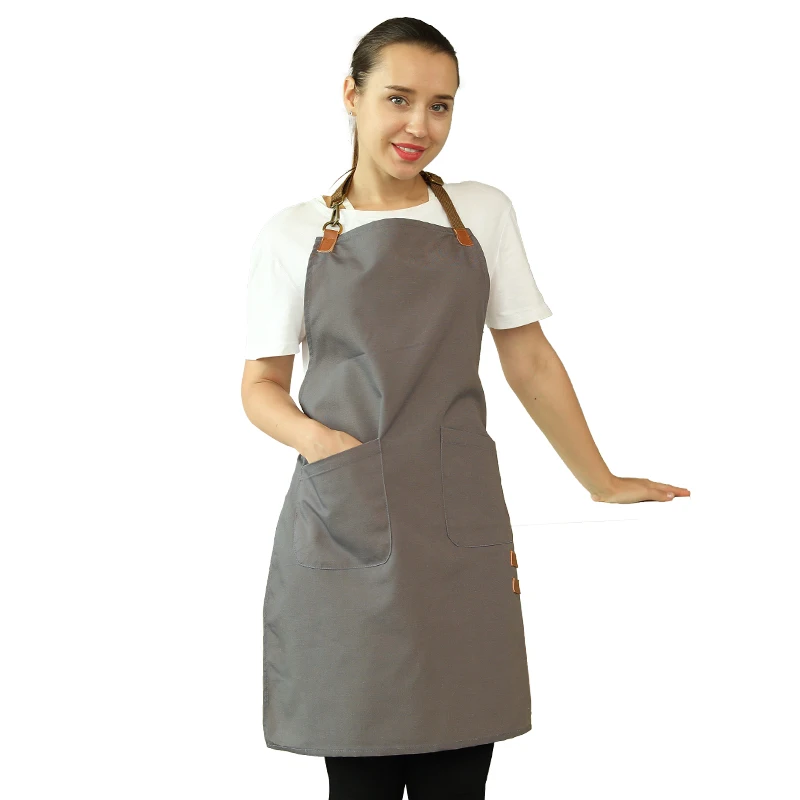 

Customized Logo High Quality Design Cotton Kitchen Apron Garden Work Clothes Home Kitchen Hairdresser Pinafore, As per buyer requirement