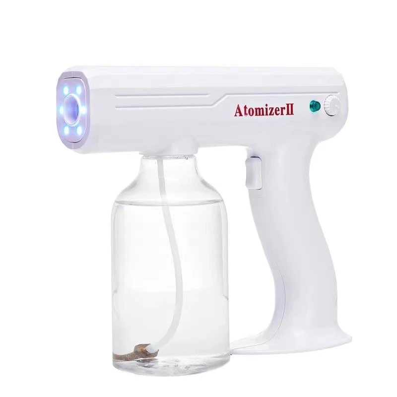 

Holink Wireless Blue Ray Nano Disinfection Spray Gun for Home Office Sterilization, White