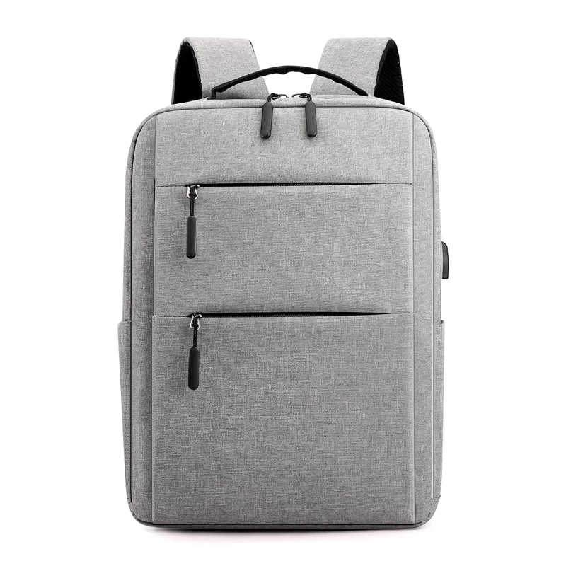 

15 inch laptop bag men and women leisure USB charging backpack custom LOGO business meeting gift simple backpack