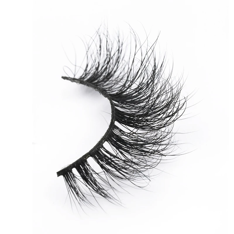 

100% real mink fur eyelashes 6D mink eyelashes withe private label packaging boxes