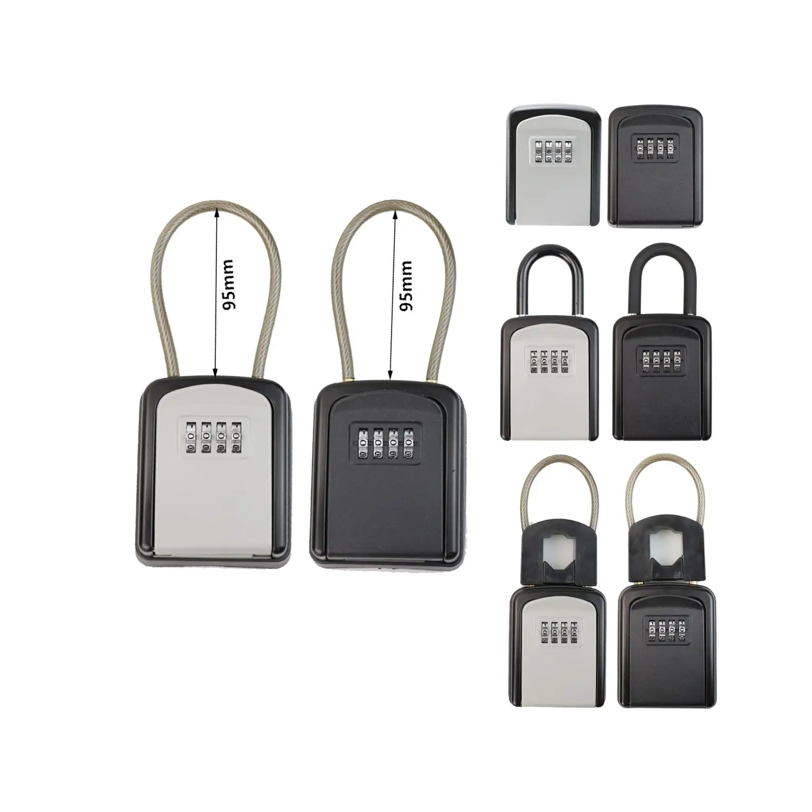 

Mini Safety Keys Emergency Key Hide Safe Storage hotel Used Storage Wall Locker Padlock Waterproof Code Cable Lock Box