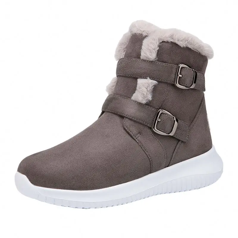 

New fashion winter women's cotton shoes and fluffy snow boots women's non-slip and warm winter women's shoes