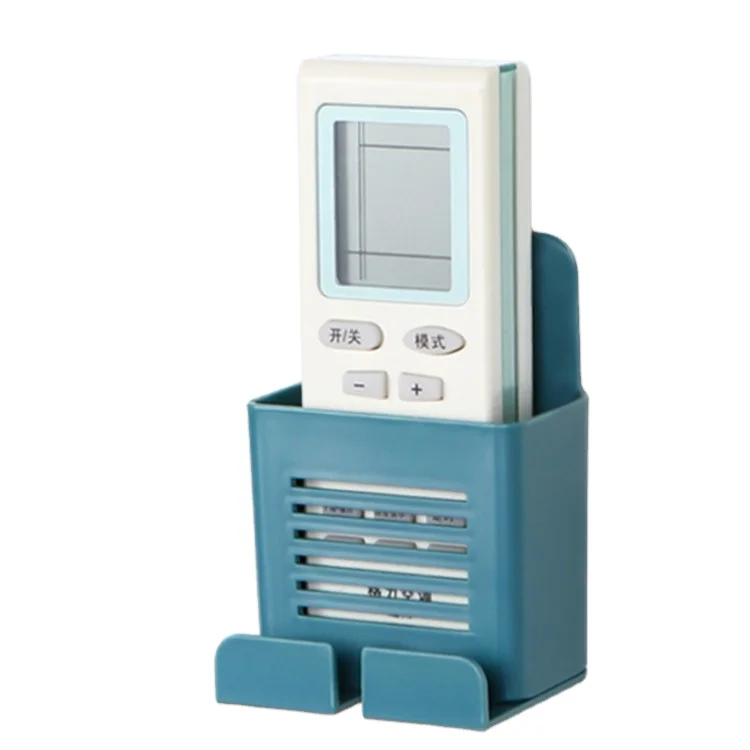 

Logo Remote Control Air Conditioner Stand Holder Bedroom mobile phone charging stand Wall Mounted Organizer Storage Box