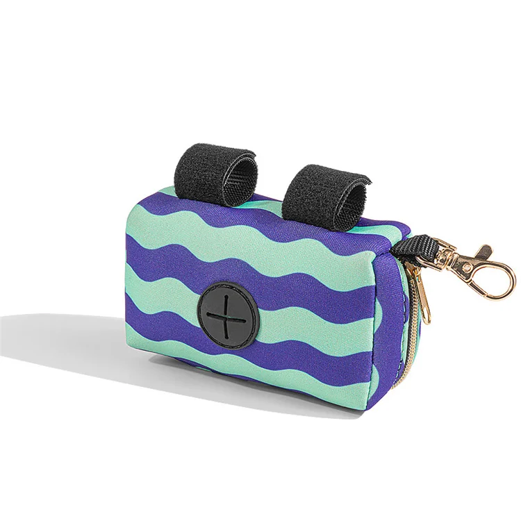

Pet Products 2021 Cleaning Poop Dog Holder Custom Design Poop Bag Dispensers Fabric, As picture