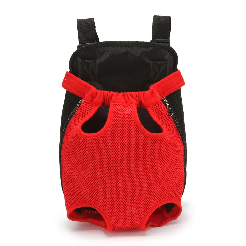 

Outdoor Walking Breathable Soft Adjustable Legs out Pet Dog Carrier Front Chest Backpack for Small Medium Dogs