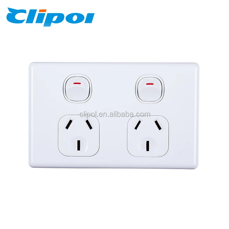 Australian Standard Saa Double Wall Powerpoints Light Switch Socket