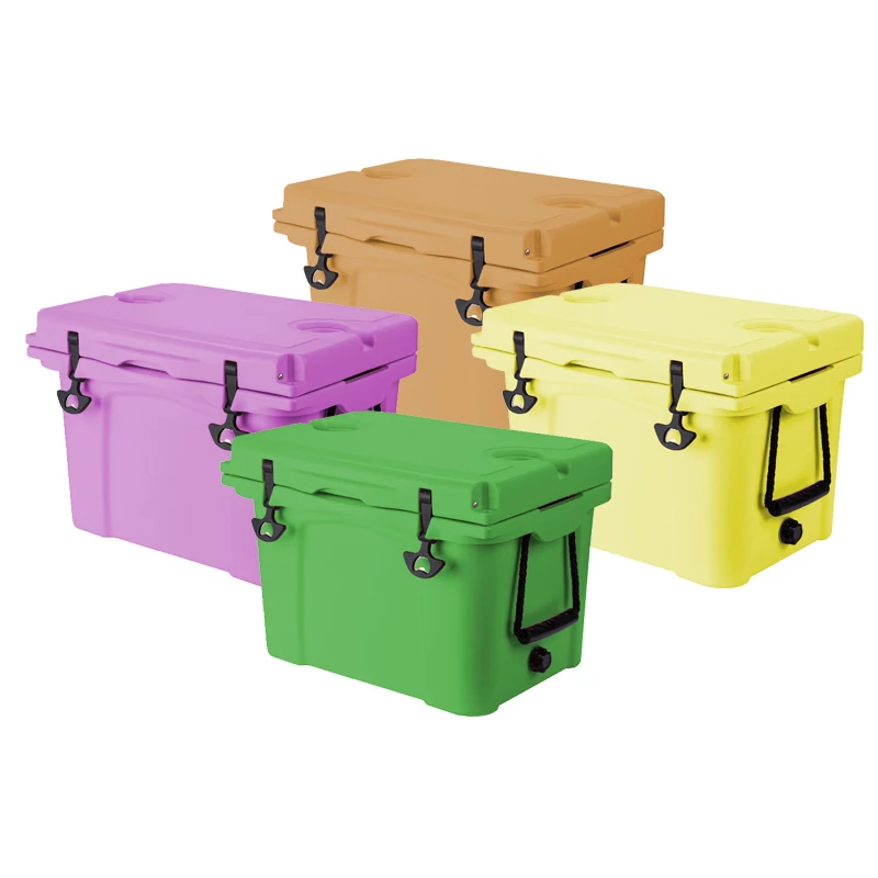 

Outdoor Eco-Friendly Custom Color Keep Food Fresh Outdoor Sports Hard Cooler Box With Wheel, Customized color