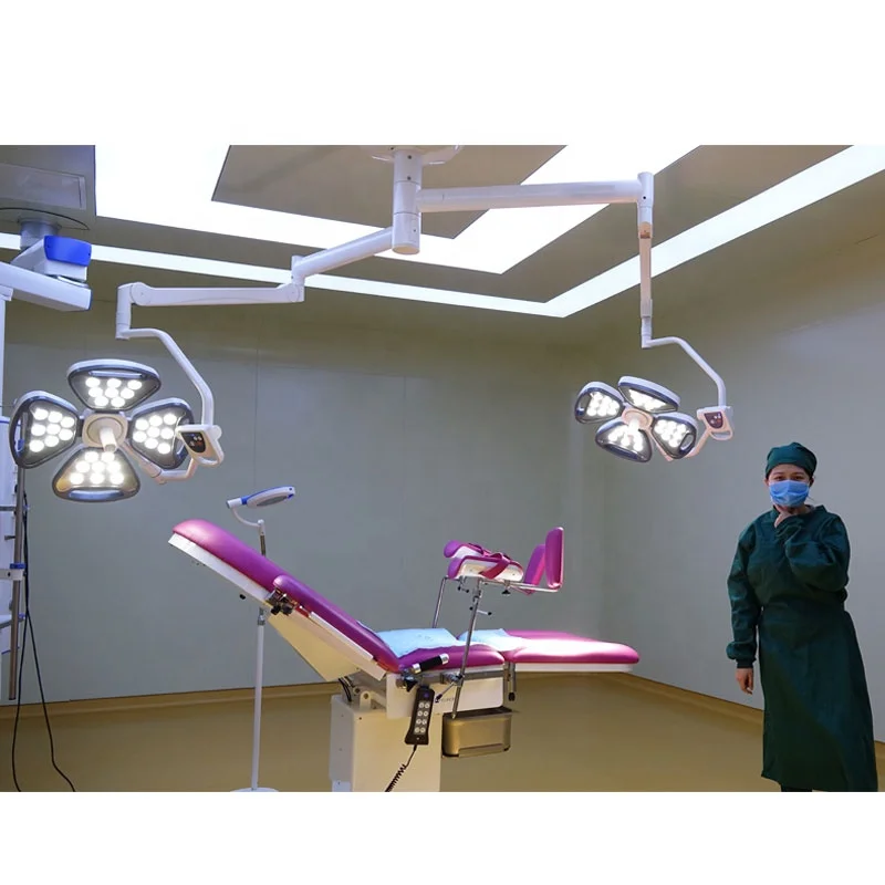 AKL-LED SZ4/SZ4 Hospital Portable Double Head LED Surgical Ceiling Operating Room Light