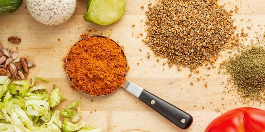 Close-up of caldo seasoning granules
