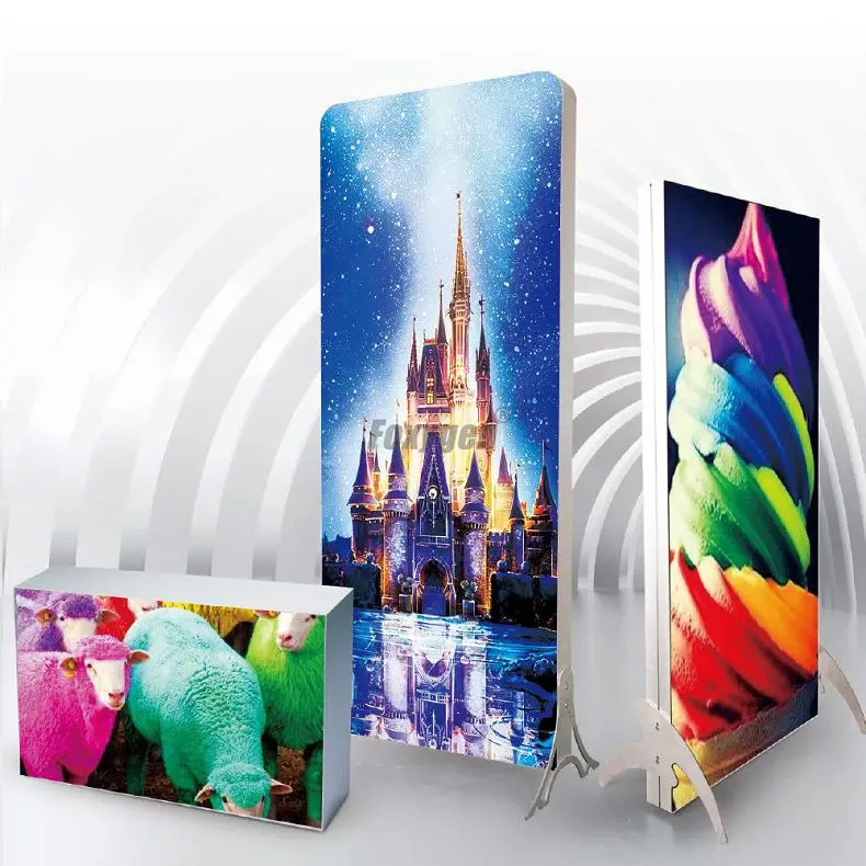 无框稳定可靠的pvc塑料材料seg灯箱