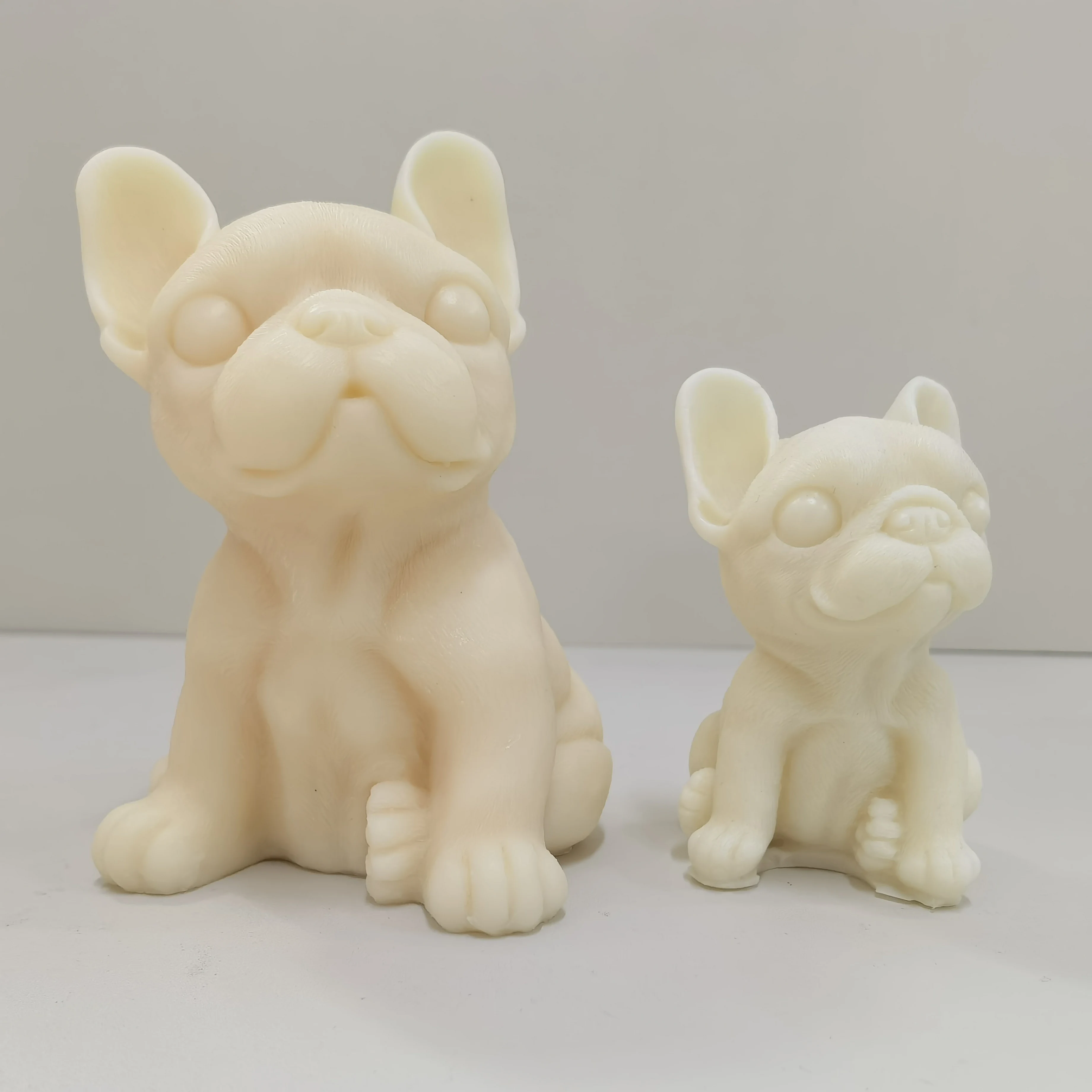 Large Bulldog Bullmastiff Canis Lupus Familiaris Dog Aromatherapy Gypsum Cement Candle Animal Silicone Mold
