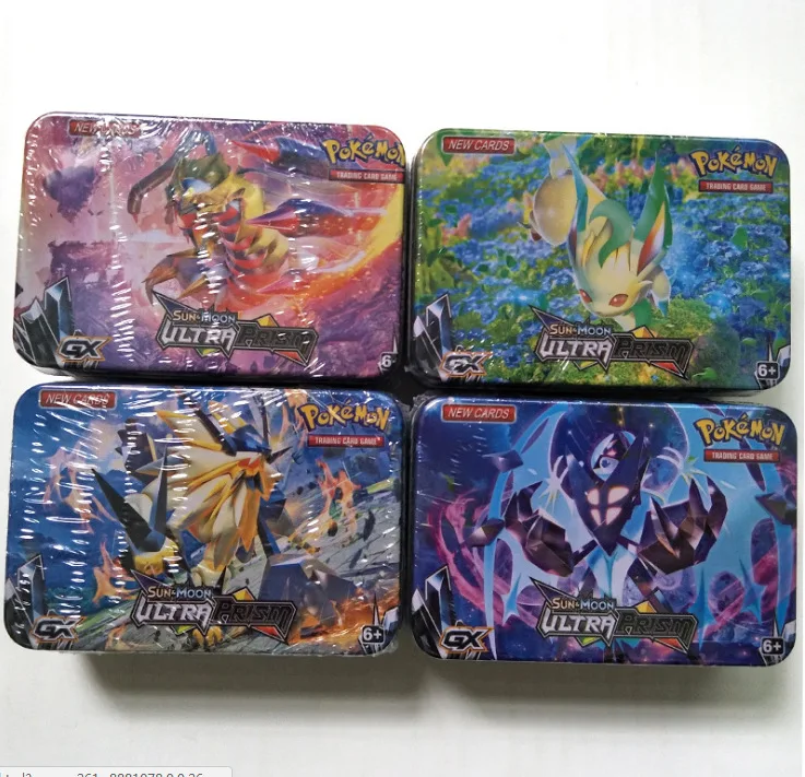 

English Version Metal Pokemon Cards Pokemon Mega Ex Trading GX Card Game Carte Pokemon, Picture