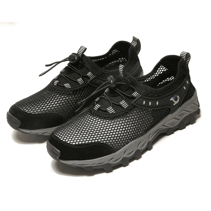 

2021 Summer shoes Mesh Breathable Light weight Wear-resistant Comfortable footwear Men's Casual Shoes