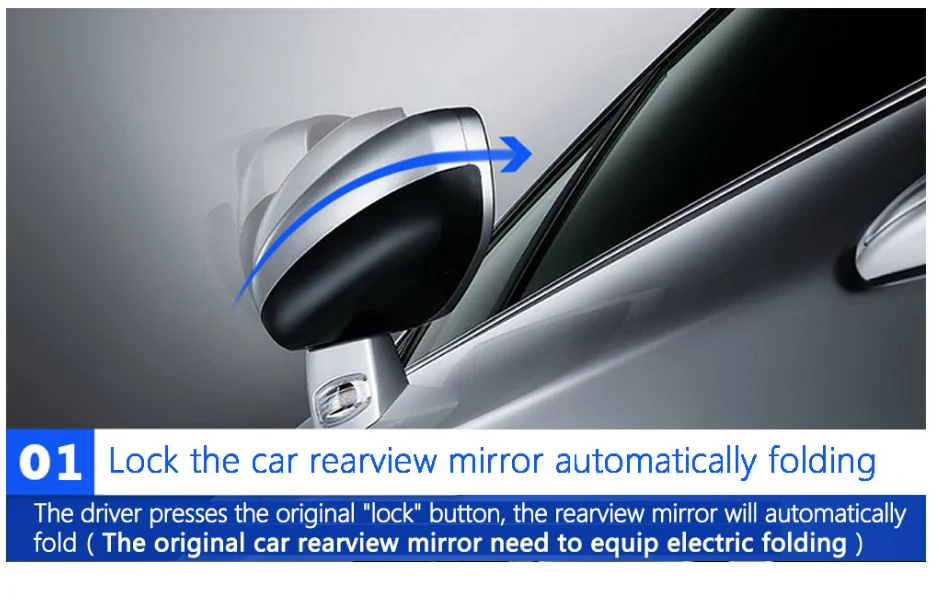 Auto Electronic Car Automatic Mirror Folding Kits For Isuzu Dmax Dmax