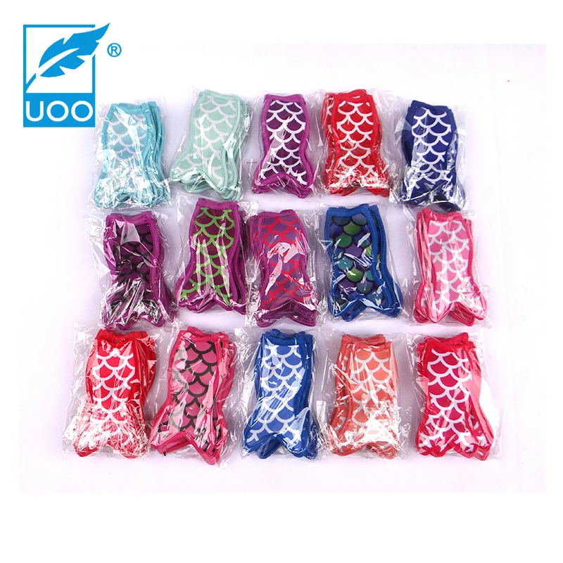 

UOO Factory Custom Wholesale products shark mermaid popsicle sleeves neoprene, Customized color