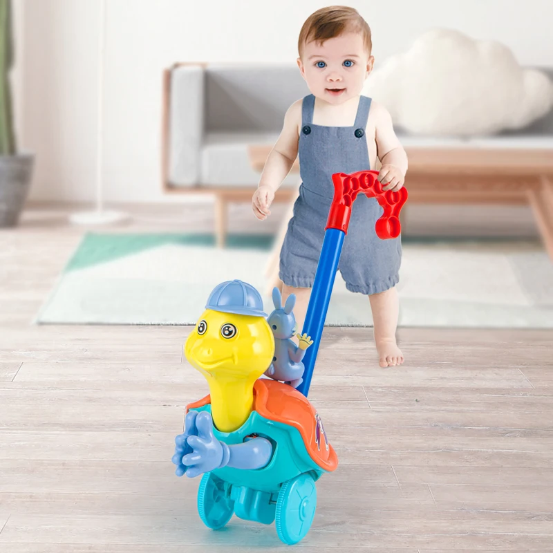 

2021 New product Cheap Educational Pull Hand Push Turtle Toy with Certificate