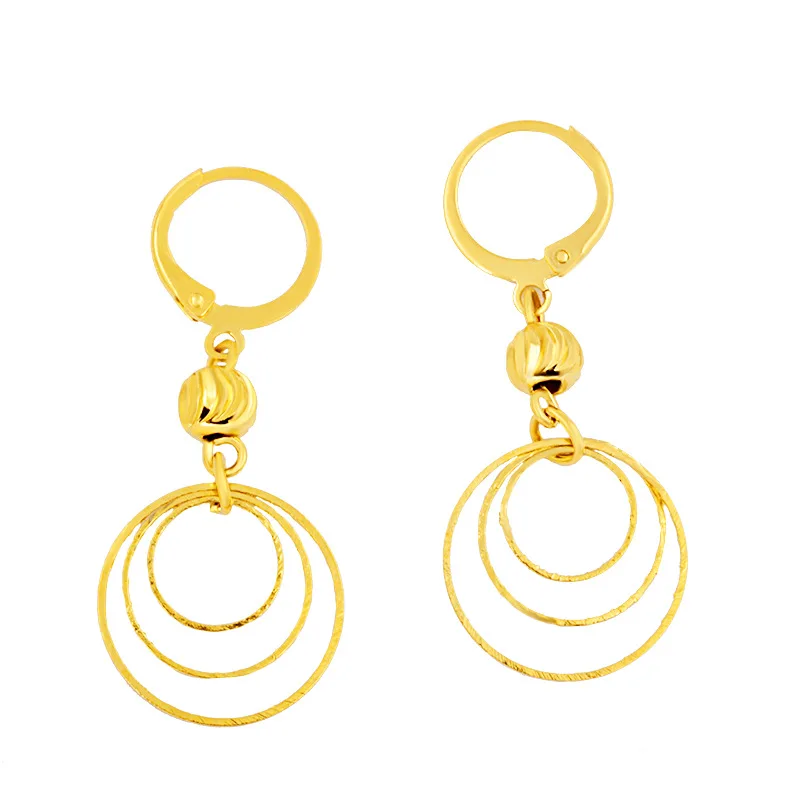 Fashion multi-loop earrings wo