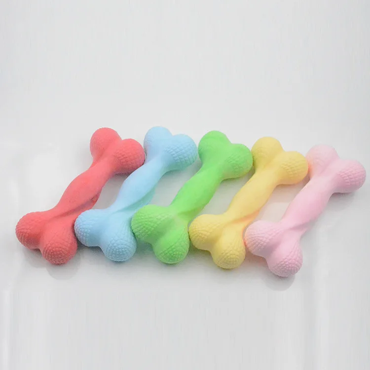 

Manufacturers new pet products environmental TPR dog chew toys milk fragrance foam bones dog toys