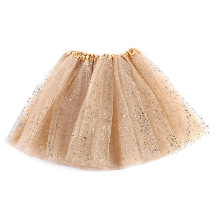 

Kids Girl Tutu Skirt with Rainbow Polka Dots Plain Chiffon Tutu Skirts for Ballet Dance Dress, Picture shows