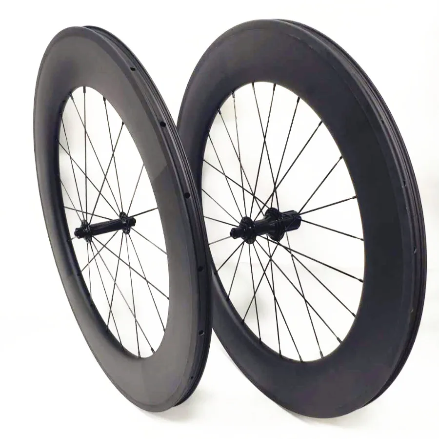 

promotion toray t700 88mm depth UD tubeless clincher wheels 700C road bike carbon wheels