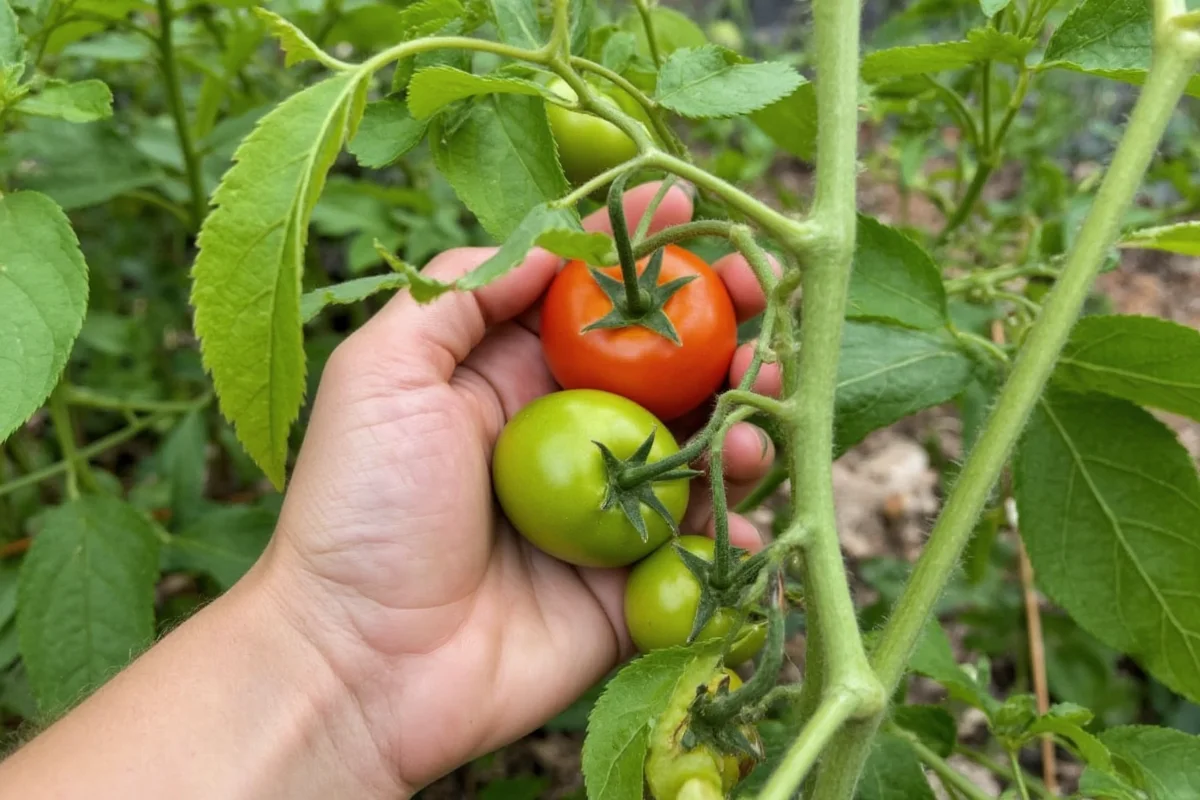 how to pinch tomato plants