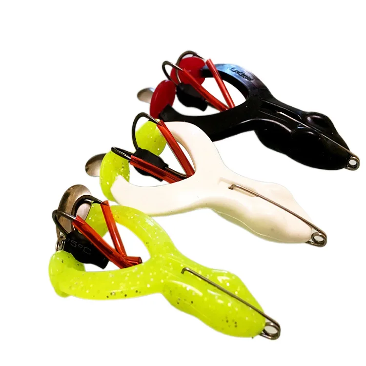 

Gorgons 2022 NEW Arrival spoon soft fishing frog lure with good price, Vavious colors
