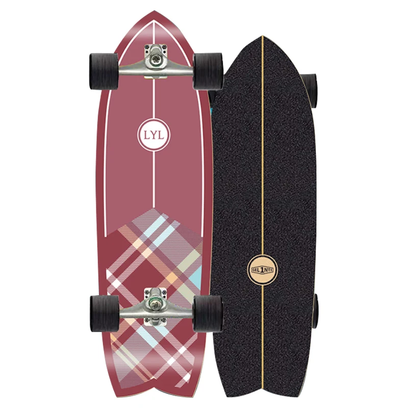 

OEM Factory Wholesale Longboard Surfskate 7 Ply Maple Deck Custom Skateboard Skate Board Decks