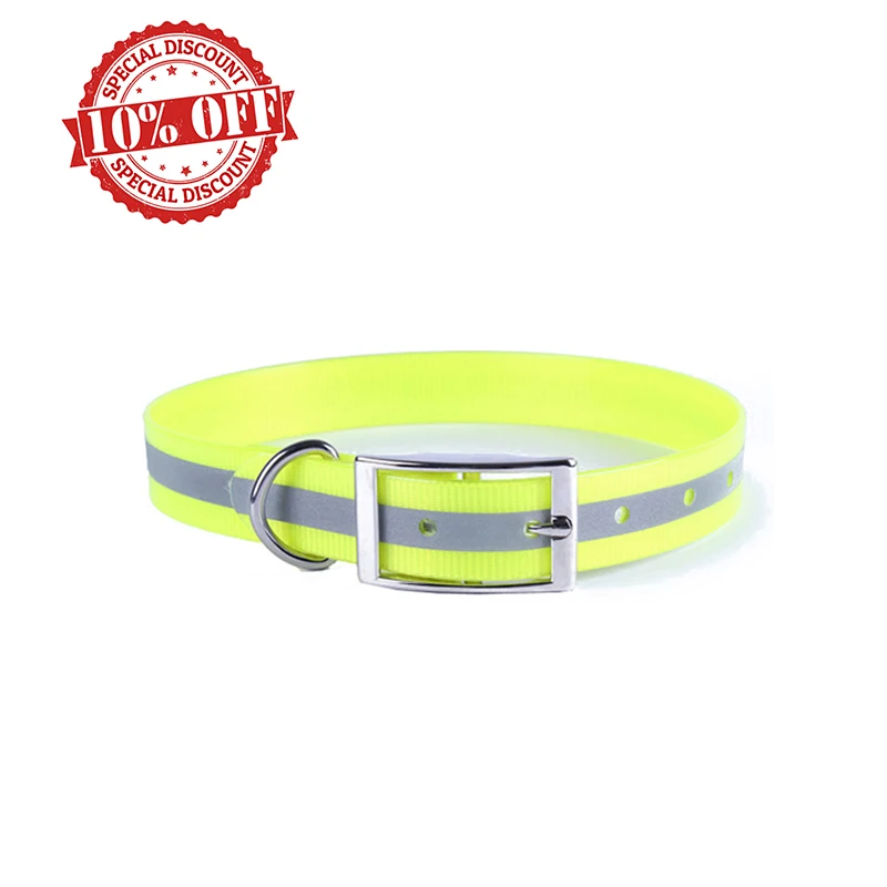 

Reflective durable dog training Necklace waterproof TPU hunting dog collar