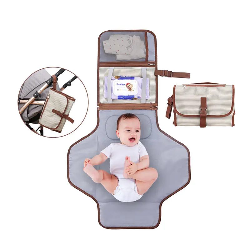 

High Quality White Diaper Changing Mat, Customized Eco Friendly Nappy Changing Pad/