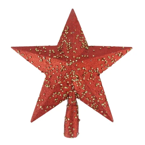 

plastic star tree top with paillette for Xmas decoration