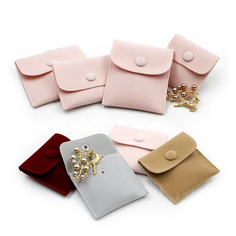 

Velvet Pocket Envelope Velvet Jewelry Bag, Any pantone color is acceptable customized