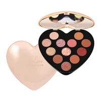 

New heart-shaped colorful eyeshadow palette eyeshadow pigment custom eyeshadow palette