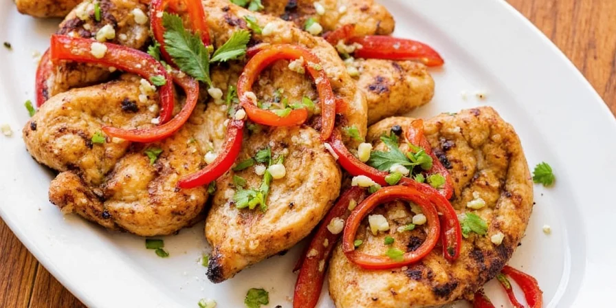 Cocoa and cumin grilled chicken