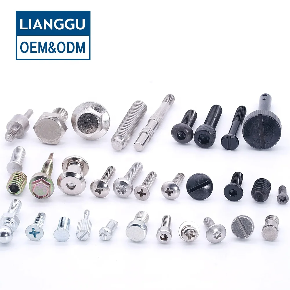 Customized Baking Decorative Screws Colorful Painted Head Screws With