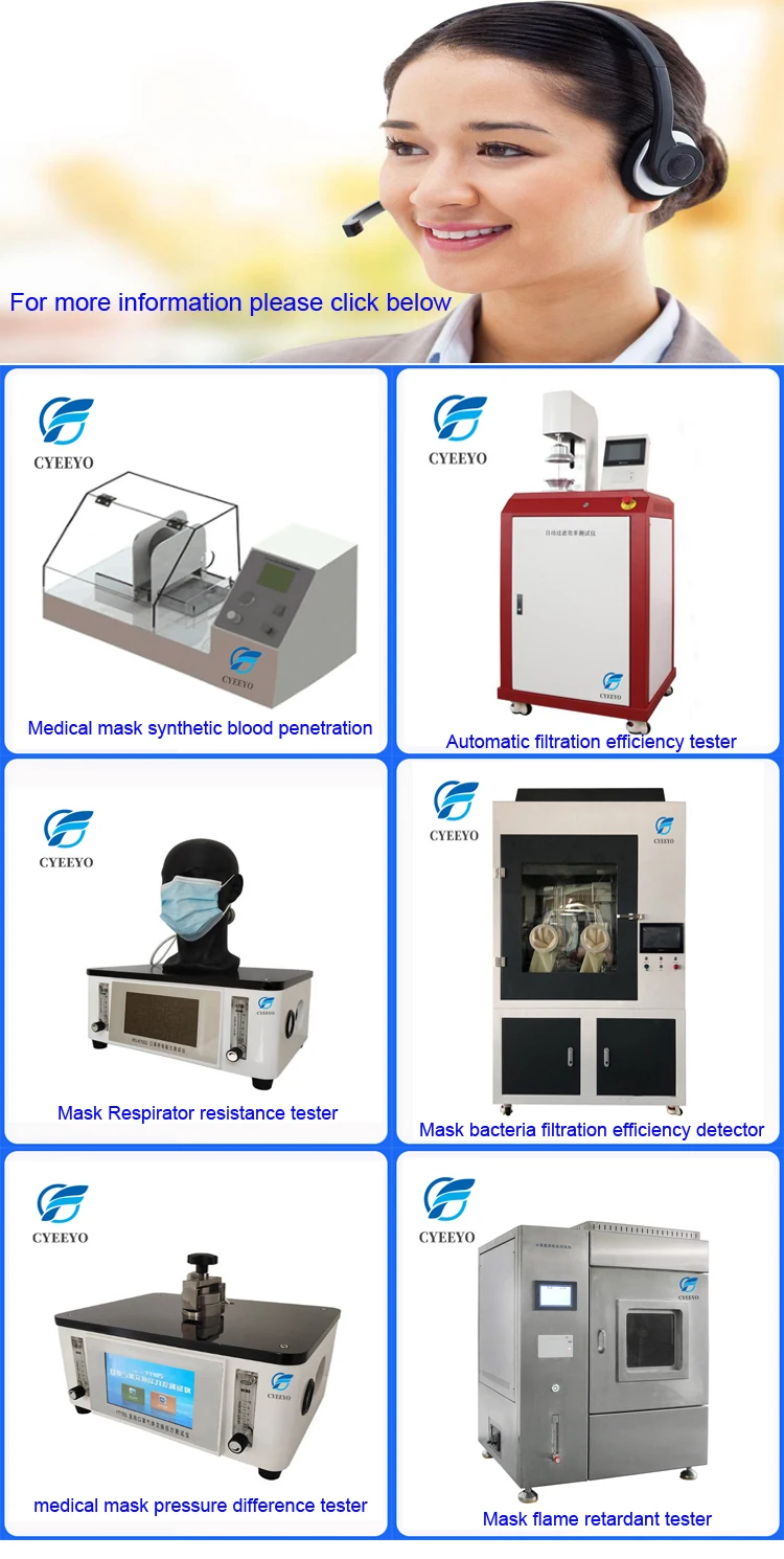 Meltblown (bfe) Particle Filtration Efficiency Pfe Masks Mask Fabric Textile Detector Machine Testing Tester Test