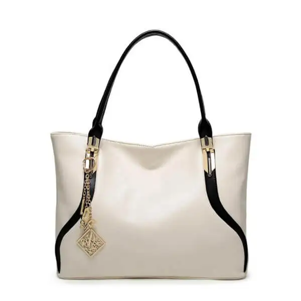 

E3029 New style simply design metal accessories PU leather women bags wholesale handbags