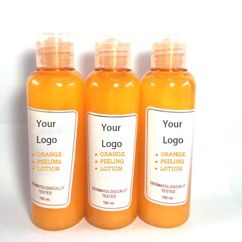 

High Quality Vitamin C Lightening for Black Skin Luxury Moisturizing Nourishing Orange Peeling Whitening Body Lotion